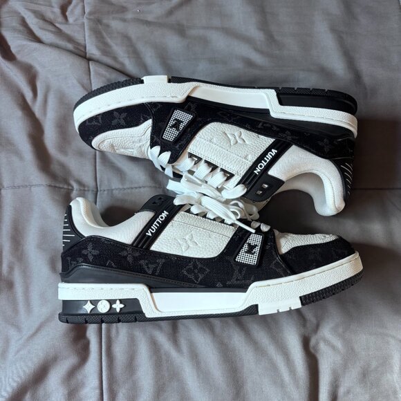 Louis Vuitton LV Trainer White Black - Picture 2 of 7